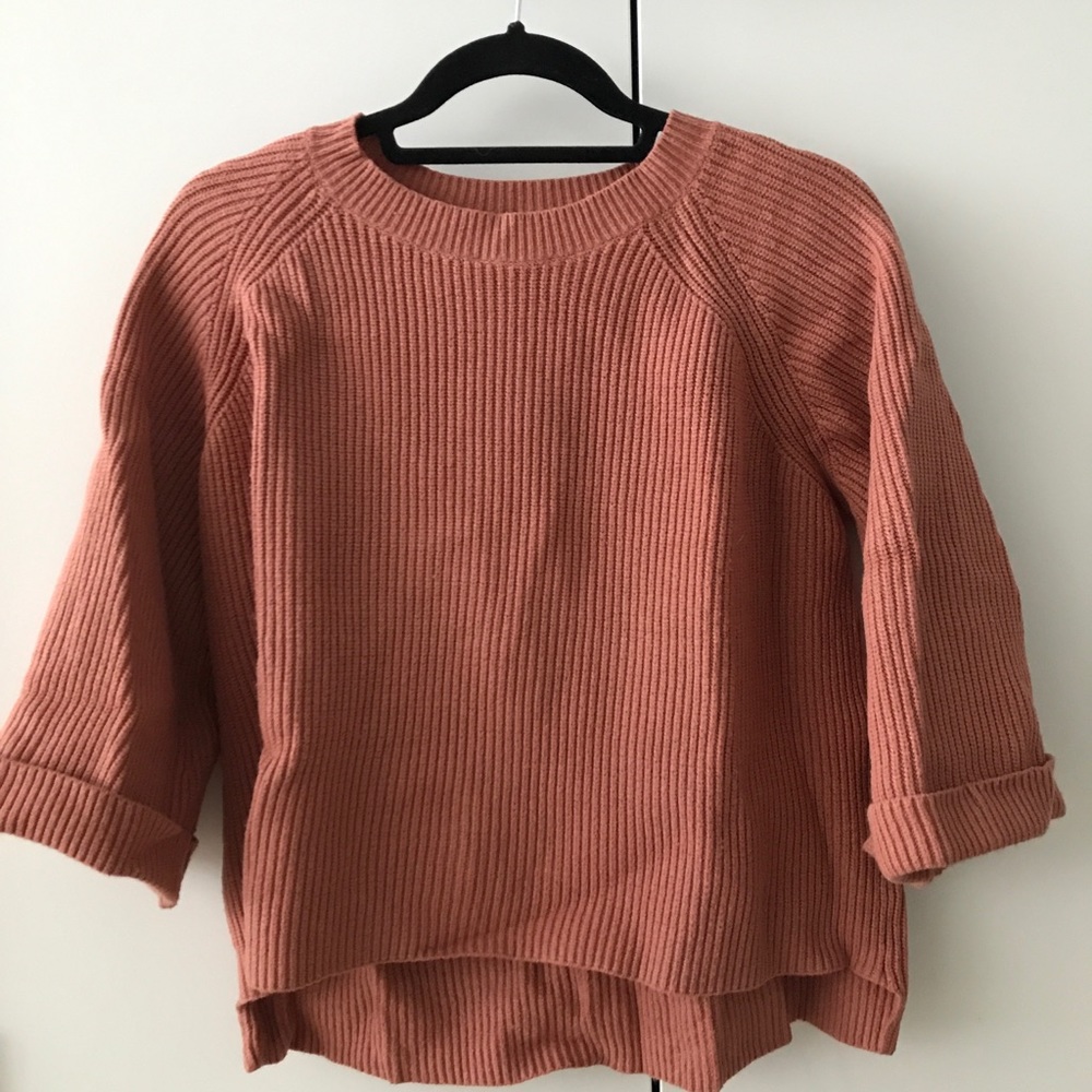 Ribbed Thick Korean sweater